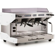 Öztiryakiler La San Marco Delecta Tam Otomatik Espresso Kahve Makinesi, 2 Gruplu, Beyaz