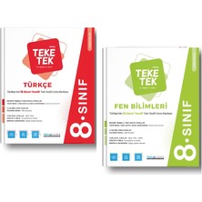 Pruva Akademi 8. Sınıf Türkçe - Fen Bilimleri Teke Tek Soru Bankası