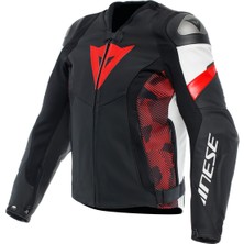 Dainese Avro 5 Blk Red Lava White Deri Mont