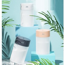 Mirror32 Mini Hava Nemlendirici Taşınabilir USB Aroma Yayıcı Masaüstü Hava Difüzörü Ev Araba Ofis Için Renkli Gece Lambası Ile, Pembe (Yurt Dışından)