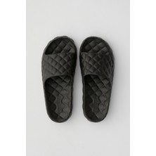 Bellamo Baklava Siyah Eva Plaj Günlük Yazlık Sandalet Terlik