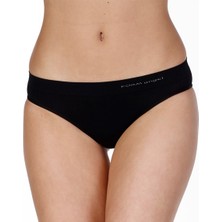 Dikişsiz Seamless S-M-L-XL-2XL Beden Slip Bikini Kadın Toparlayıcı Külot Siyah