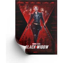 NOKEM Black Widow Posteri & Black Widow Afişi & Black Widow Film Posteri & Marvel Poster Mlknkm1