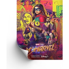 NOKEM Ms Marvel Posteri & Ms Marvel Afişi Posteri & Ms Marvel Dizi Posteri & Marvel Poster Mlknkm1