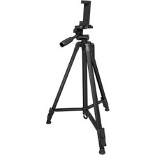 Dymax 135CM Projeksiyon Cihazı Uyumlu Mini Kamera Gopro Cep Telefon Tutuculu Tripot 135CM Telefon Tutucu Tripod