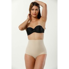 Lazer Kesim 2 Beden İncelten S-M-L-XL-2XL Beden Kadın Hayalet Slip Dikişsiz Korse