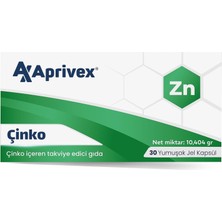 Aprivex Çinko 30 Yumuşak Kapsül