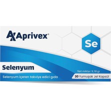 Aprivex Selenyum 30 Yumuşak Kapsül