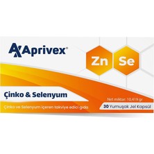 Aprivex Çinko-Selenyum 30 Yumuşak Kapsül