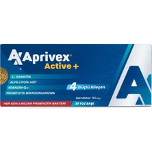 Aprivex Actıve Plus (Coenzym Q10, L-Carnitin, Alfa Lipoik Asit)