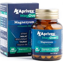 Aprivex Magover Magnezyum 5 Li Etki 60 Tablet