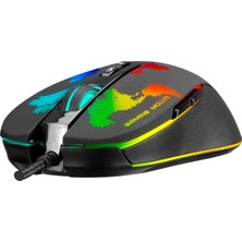 Everest GX69 Javelin 4800 DPI Makro Yazılımlı RGB Gaming Oyuncu Mouse