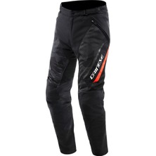 Dainese Drake 2 Super Air Black Ant Red Fluo Tekstil Pantolon