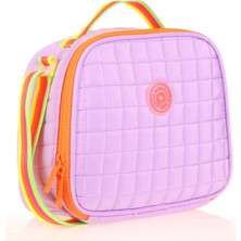 Kaukko Kids Isı Yalıtımlı Kız Çocuk Lila Turuncu Beslenme Çantası