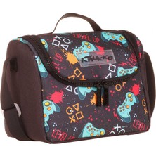 Kaukko Kids Isı Yalıtımlı Erkek Çocuk Siyah Oyun Konsolu Beslenme Çantası