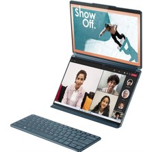 Lenovo Yoga 9 Intel Core Ultra 7, Full-Hd, 16 GB Ram, 1 Tb Ssd, 14'', Win 11, Yeni Nesil Yapay Zekalı, Dokunmatik Çift Ekranlı Laptop