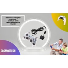 Cosmostech Ps2 Controller Oyun Kolu , Titreşimli Gamepad joystick