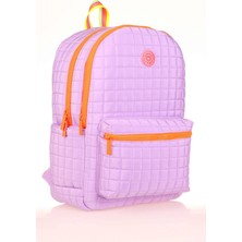 Kaukko Kids Lila Turuncu Kız Çocuk Ortaokul ve Günlük Sırt Çantası