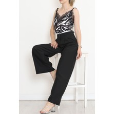 Beli Lastikli Palazzo Pantolon Siyah - 20868.683.