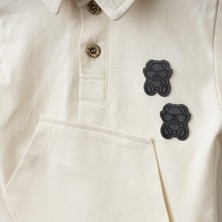 For My Baby Baby Fou Marin Çizgili Polo Yaka Tşhirt Takım