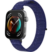 AktarMobile Huawei Watch Fit 3 Uyumlu Spor Loop Kordon Hasır Örgü Kayış Cırt Cırtlı Velcro