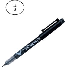 Pilot Kalem V-Signpen Imza Kalemi Siyah 12'li