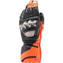 Dainese Full Metal 7 Black Red Fluo Deri Eldiven