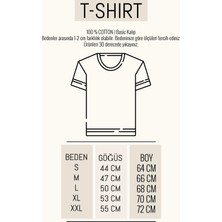 Unisex Hippie Kadın Bisikletçi Baskılı Beyaz Basic Tshirt