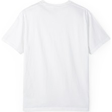 Unisex Paw Potter Baskılı Beyaz Basic Tshirt