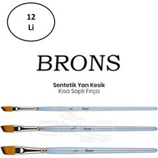 Brons Tavşan Ayağı Fırça 13 mm (BR-2092) 12'li