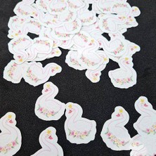 Parti Dükkanım Kuğu Temalı Masa Konfetisi 50 Adet