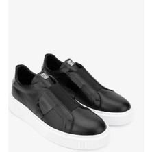Valmenti Emma Erkek Siyah Rugan  Deri Sneakers & Spor Ayakkabı 352 20074 Erk Ayk Y24