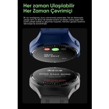 Wair Teknoloji Watch 4 Pro Plus Yeni Model Akıllı Saat Cüzdan ve 2 Kordon Hediyeli Tüm Telefonlara Uyumlu Amoled