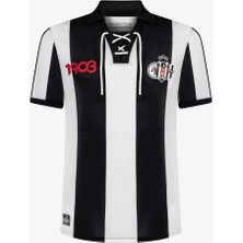 Beşiktaş Lisanslı 1903 Siyah Yaka Nostalji Forma