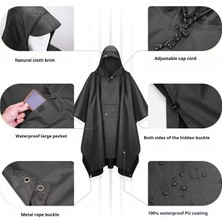 Kinley Store Yetişkinler Için Taşınabilir Panço Yağmurluk Açık Dağcılık Tek Parça Yağmurluk (Yurt Dışından)