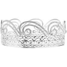 Tahan Kristal Saç Bandı Tiaras Nedime Saçı (Yurt Dışından)