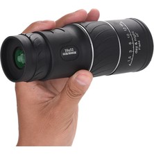 Okgoods 16X Zoom Monoküler Teleskop Optik Lens Yüksek Çözünürlüklü El Teleskop Çıft Odak Açık Seyahat Kamp Içın (Yurt Dışından)