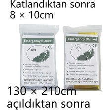 AK47 Dış Mekan Isı Yalıtımı, Soğuğa Karşı Koruma, Güneşten Koruma ve Yansıtıcı Taşınabilir Acil Durum Battaniyesi (Yurt Dışından)