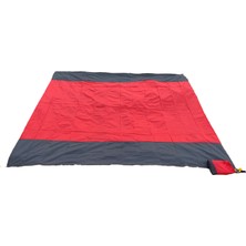 Zhouhuan2shop Plaj Mat Kırmızı Çift Renkli Açık Plaj Kamp Matı 200*210CM (Yurt Dışından)