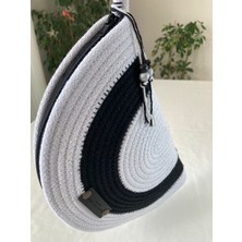 Double Knot Design Bailey Yarım Ay D Clutch Portföy Çanta,abiye Çanta, Hediyelik