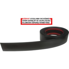 Trend Garaj Mat Siyah Nikelaj 45 mm Genişlik 3 Metre Uzunluk