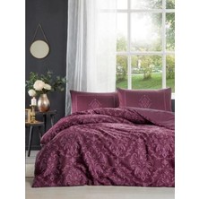 Open Cart Akdenizpos  UG01  Çift Kişilik Nevresim Takımı Antico Mürdüm