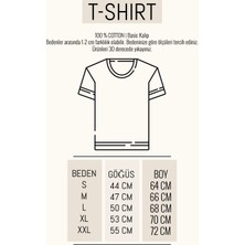 Bs Moda Şaşkın Emoji Tasarım Baskılı Beyaz Basic Tshirt