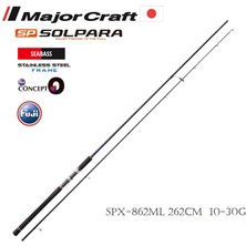 Major Craft Solpara New SPX-862ML Seabass Spin Kamış 262CM 10-30G