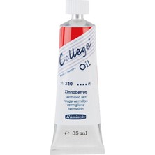 Schmincke : College Oil Yağlı Boya : 35 ml : 310 Vermillion Red