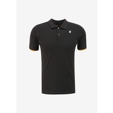 K-Way Siyah Erkek Polo T-Shirt K7121IW_VINCENT