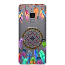 Printify Samsung Galaxy S9 ile Uyumlu 1mm Slim Fit Nazar Boncuğu 6 Baskılı Şeffaf Silikon Kılıf