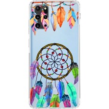 Printify Samsung Galaxy S20 Plus ile Uyumlu 1mm Slim Fit Nazar Boncuğu 6 Baskılı Şeffaf Silikon Kılıf