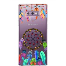 Printify Samsung Galaxy Note 9 ile Uyumlu 1mm Slim Fit Nazar Boncuğu 6 Baskılı Şeffaf Silikon Kılıf