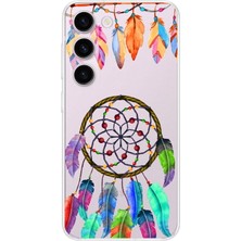 Printify Samsung Galaxy S23 Plus ile Uyumlu 1mm Slim Fit Nazar Boncuğu 6 Baskılı Şeffaf Silikon Kılıf